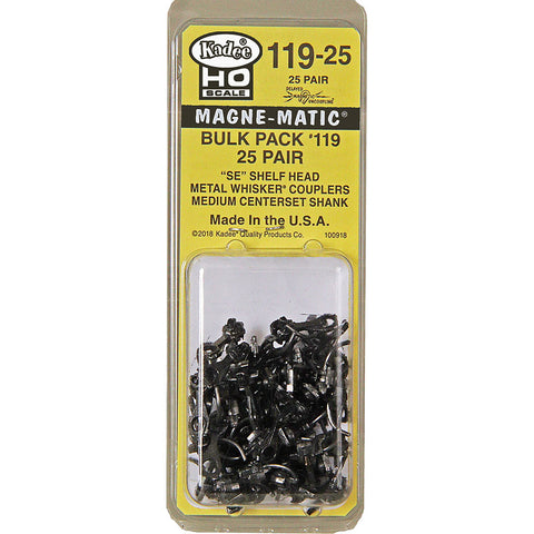 HO SHELF COUPLERS BULK PACK (25)