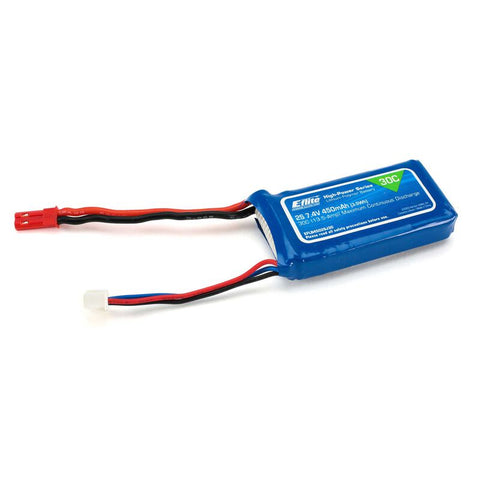 EFLITE LIPO 7.4V 2S 450mah 30C W/ JST