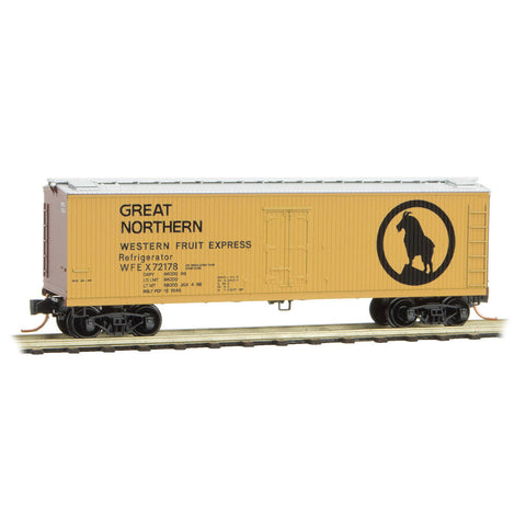 MICRO TRAINS Z Great Northern 40' Wood Side Boxcar #72178