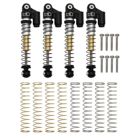 HOT RACING Aluminum Threaded Tele shock SCX24