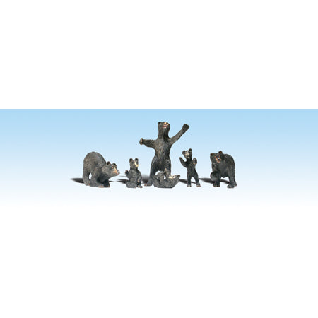 WOODLAND SCENICS HO Figures: Black Bears