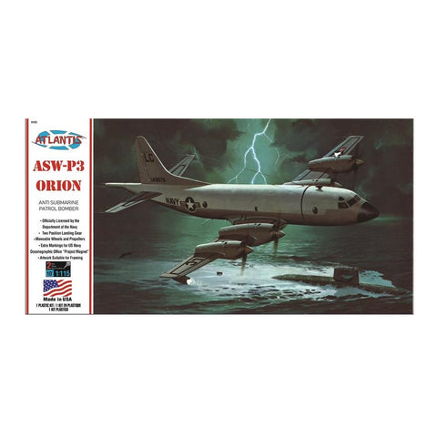 ATLANTIS 1/115 P3A Orion Anti-Submarine Patrol Bomber
