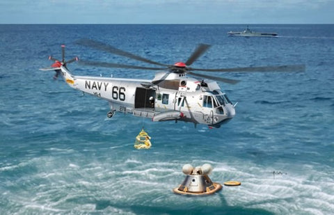 DRAGON 1/72 NASA: Apollo Recovery SH3D Helo 66 Helicopter & Apollo Command Module