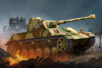 HOBBYBOSS 1:35 German Pz.Kpfw.III/IV auf Einheitsfahrgestell (Small Turret)
