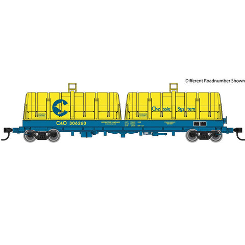 HO 50' COIL CAR C&O #306295