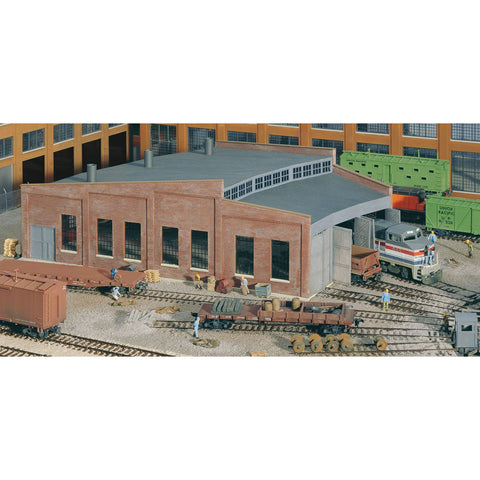 HO 3 STALL ROUNDHOUSE KIT