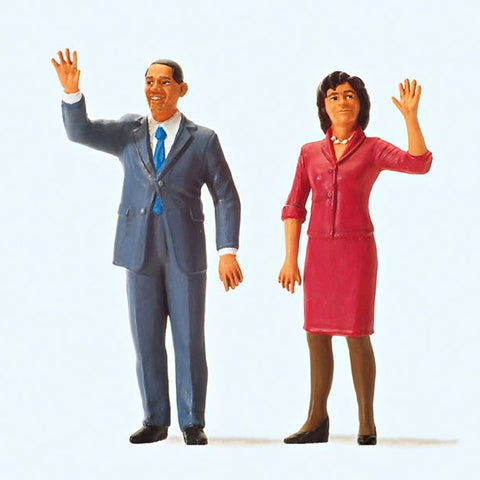 HO FIGURES PRESIDENT OBAMA AND FIRST LADY