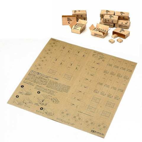 TAMIYA 1/35 U.S. 10-in-1 Ration Cartons WWII