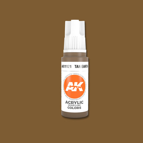AKI Tan Earth 3G Acrylic Paint 17ml Bottle