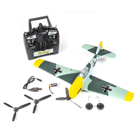 RAGE Messerschmitt Bf 109 Micro RTF Airplane w/PASS