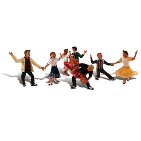 WOODLAND SCENICS HO Figures: Swingin' Sensation