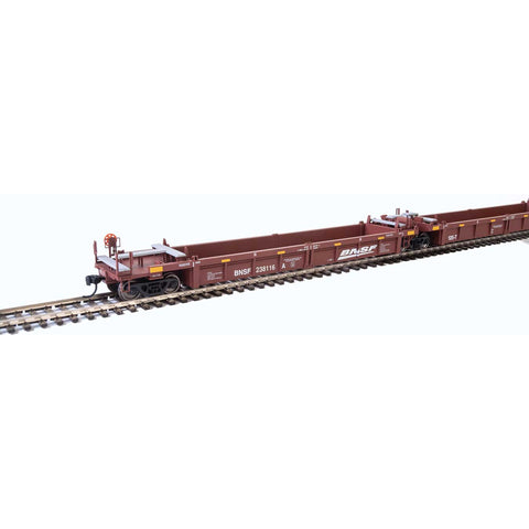HO 5-UNIT 40' WELL CAR SET BNSF #238116