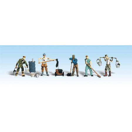 WOODLAND SCENICS HO Figures: Roofers