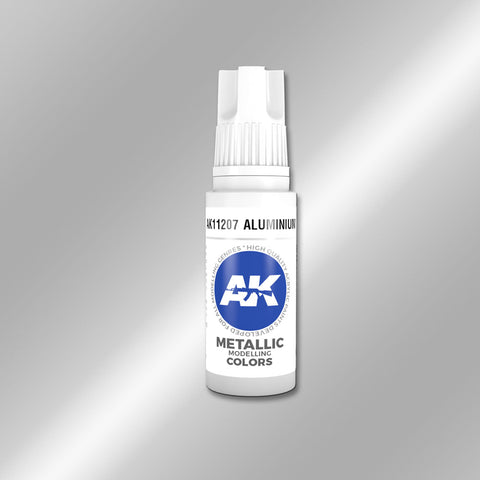 AKI Aluminum Metallic 3G Acrylic Paint 17ml Bottle