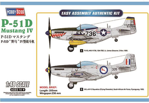 HOBBYBOSS 1/48  P-51D MUSTANG