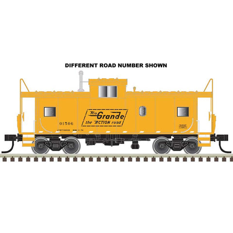 HO EXTENDED VISION CABOOSE D&RGW #1510