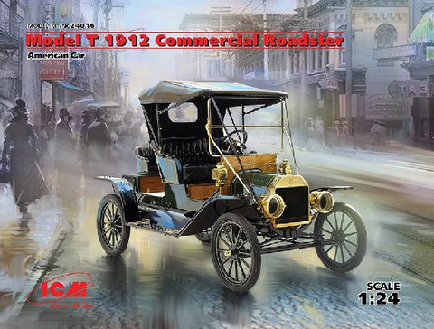 ICM 1/24 American Model T 1912 Commercial Roadster Car
