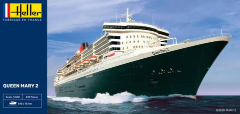 HELLER 1/600 Queen Mary 2 Transatlantic Ocean Liner
