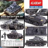 ACADEMY  1/35 GERMAN LIGHT TANK
