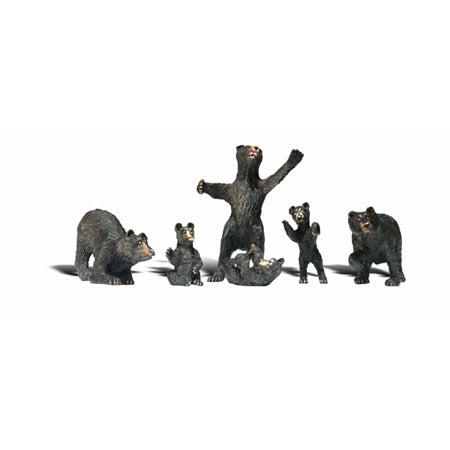 WOODLAND SCENICS O Figures: Black Bears
