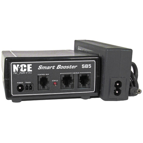 NCE SB5 Smart Booster 5-Amp System -- Includes Power Supply