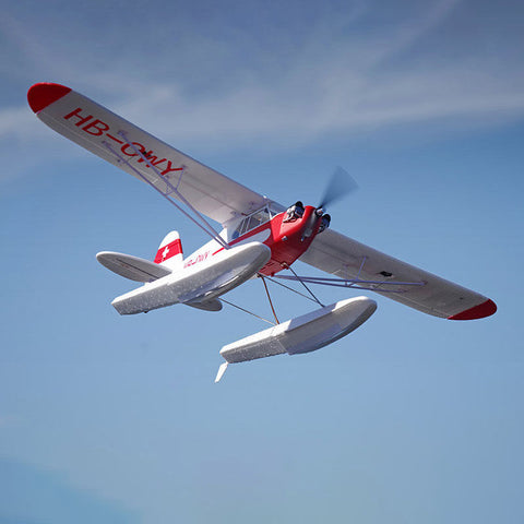 FMS Piper J-3 Cub w/Floats 1400mm V4 PNP