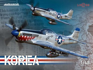 EDUARD 1/48 F51D/RF51D Mustang USAF Fighter/Bomber & Photo-Recon Aircraft in Korea Dual Combo
