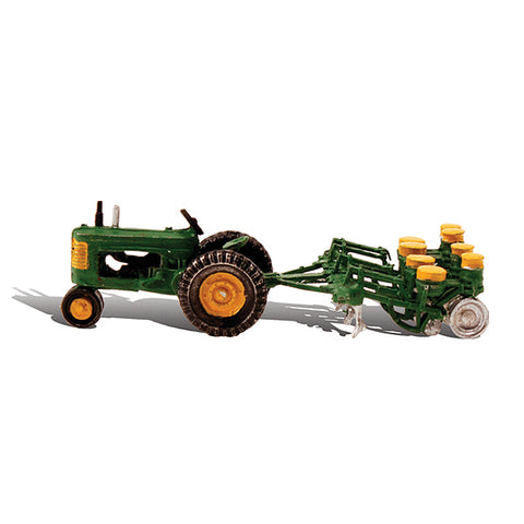 WOODLAND SCENICS HO Vehicle: Tractor & Planter