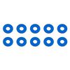 ASSOCIATED Bulkhead Washers, 7.8x0.5 mm, blue aluminum