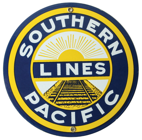 RAILROAD SIGN SOUTHERN PACIFIC