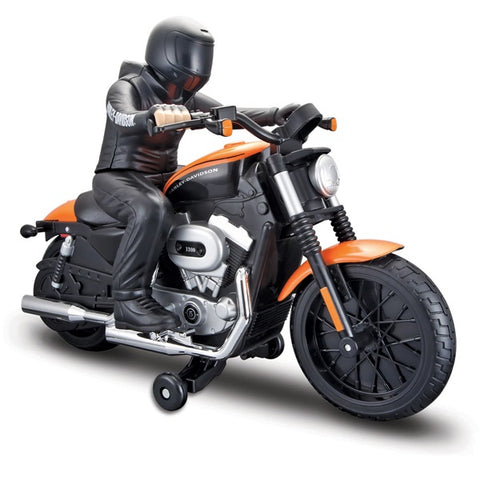 MAISTO R/C HARLEY DAVIDSON BLACK/ORANGE