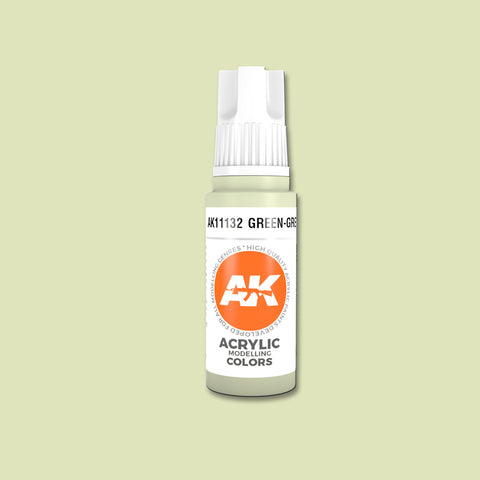 AKI Green Grey 3G Acrylic Paint 17ml Bottle
