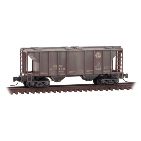 Z COVERED 2-BAY HOPPER WEATHERED BNSF