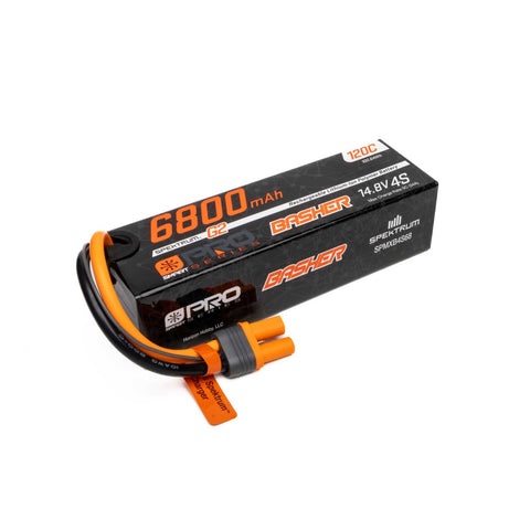 SPEKTRUM SMART-G2 LIPO 14.8V 4S 6800mah 120C W/ IC5