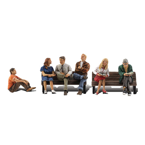 WOODLAND SCENICS O Figures: People Sitting