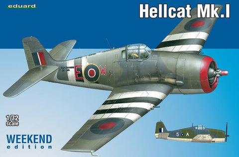 EDUARD 1/72 Hellcat Mk I Fighter (Wkd Edition Plastic Kit)