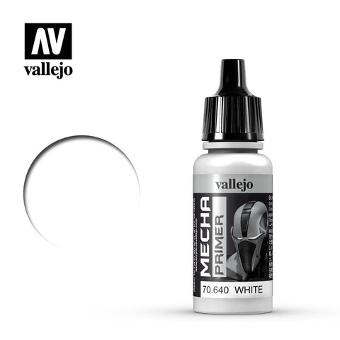 VALLEJO 17ml Bottle White Primer Mecha Color