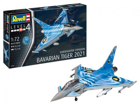 REVELL 1/72 Eurofighter Typhoon Bavarian Tiger 2021 Aircraft