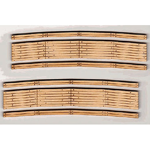 HO WOOD TRACK CROSSING 25"-27" RADIUS