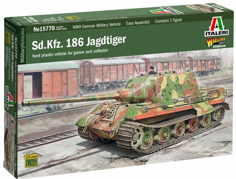 ITALERI 1/56 SD KFZ 186 JAGDTIGER