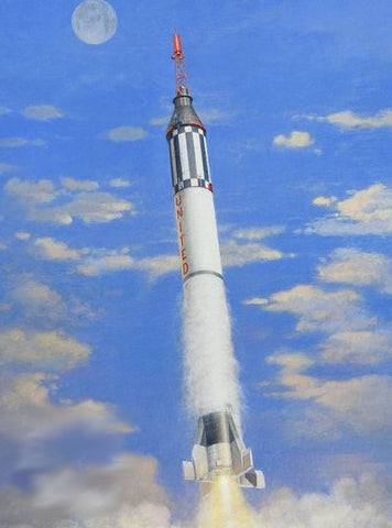 1/72 Mercury Spacecraft w/Redstone Booster