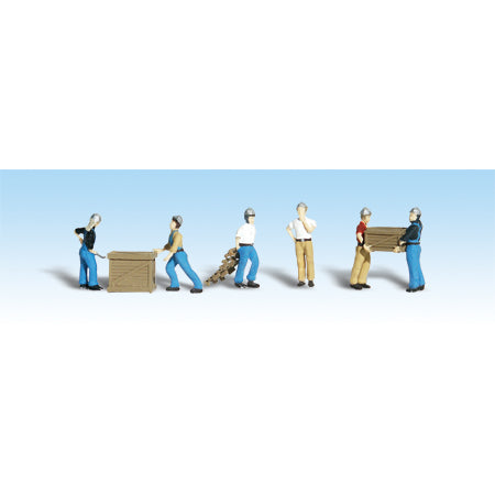 WOODLAND SCENICS HO Figures: Dock Workers