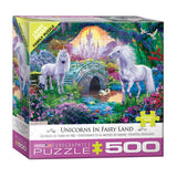 500-PIECE UNICORN FAIRY PUZZLE