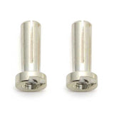 ASSOCIATED Low-Profile Bullet Connectors, 4x14 mm, qty 2