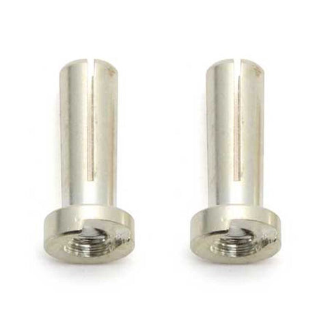 ASSOCIATED Low-Profile Bullet Connectors, 4x14 mm, qty 2
