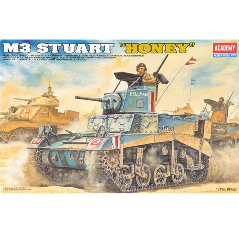 ACADEMY 1/35 M3 Stuart Honey British Tank