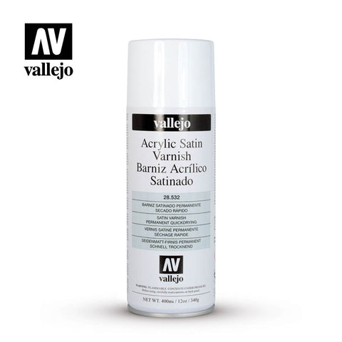 VALLEJO Acrylic Satin Varnish 400ml Spray