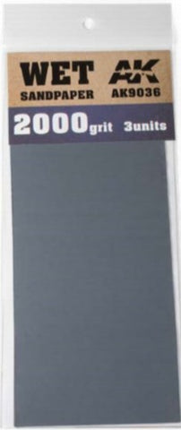 AKI Wet Sandpaper Sheets 2000 Grit (3)