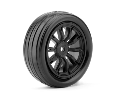 JETKO 1/10 DR Booster FF Tires on Black Claw Rims, Super Soft