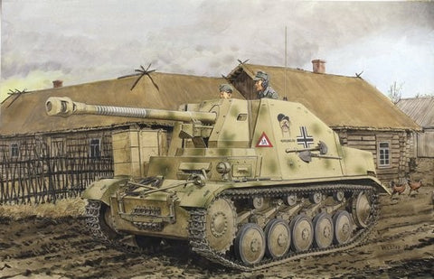 DRAGON 1/35 SdKfz 131 PzJager II w/PaK 40/2 Gun Marder II Mid Prod Tank